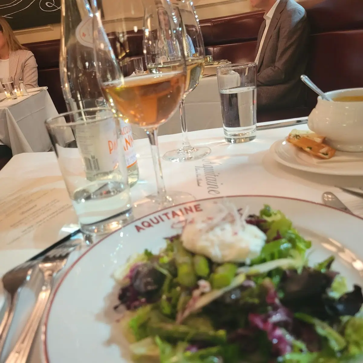 Spring Salad with Poached Egg