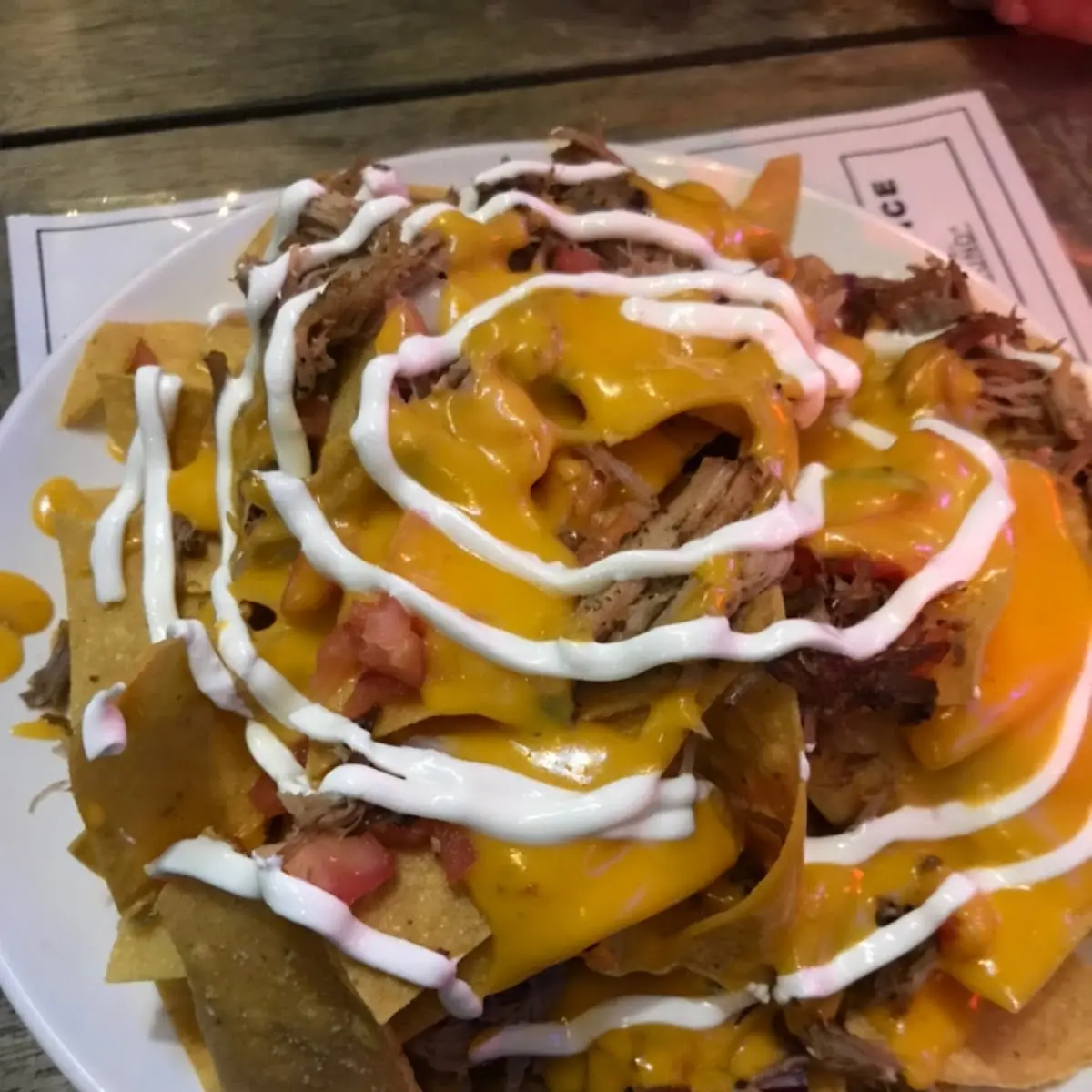 Loaded Nachos with Pulled Pork