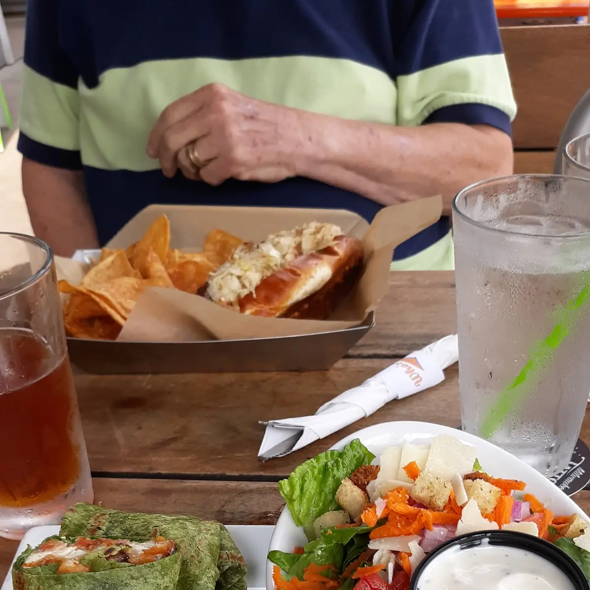 Salad and Wrap