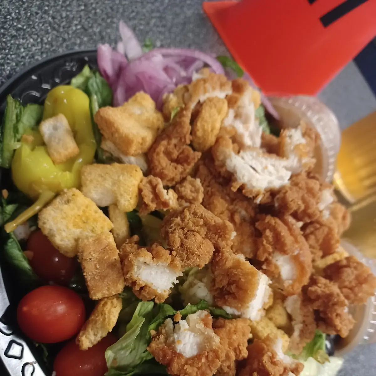 Crispy Chicken Salad