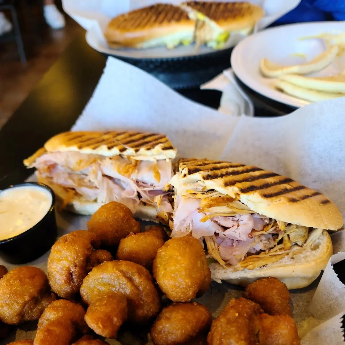 Cuban Sandwich with Fried Mushrooms