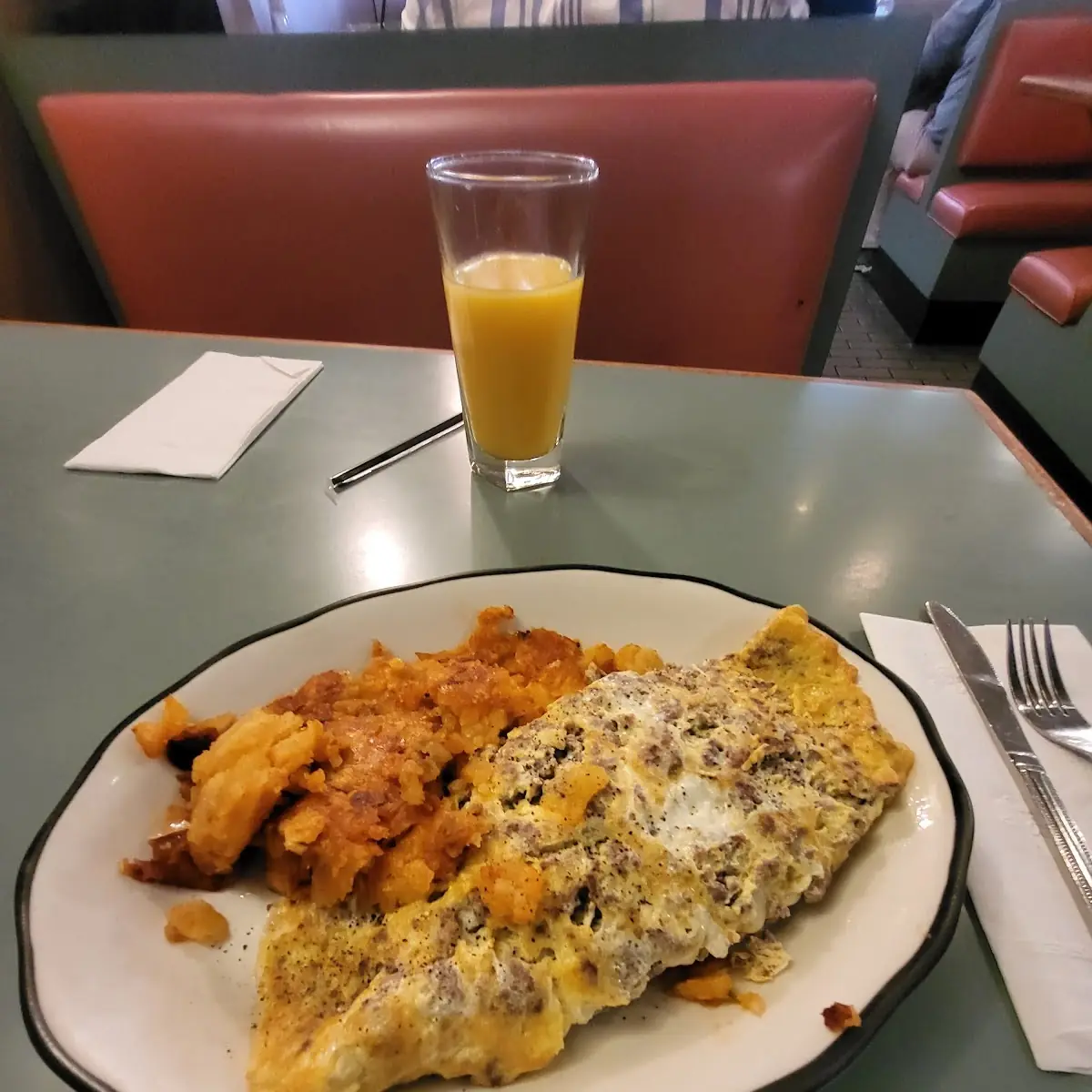 Ground Beef Omelette