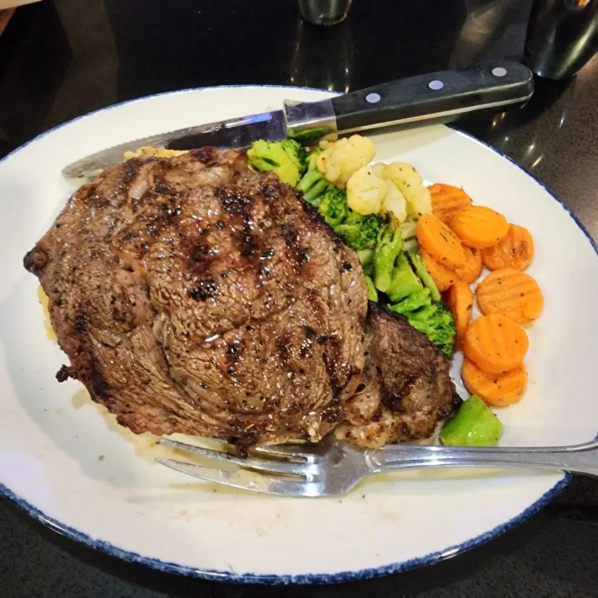 Char Grilled Ribeye Steak