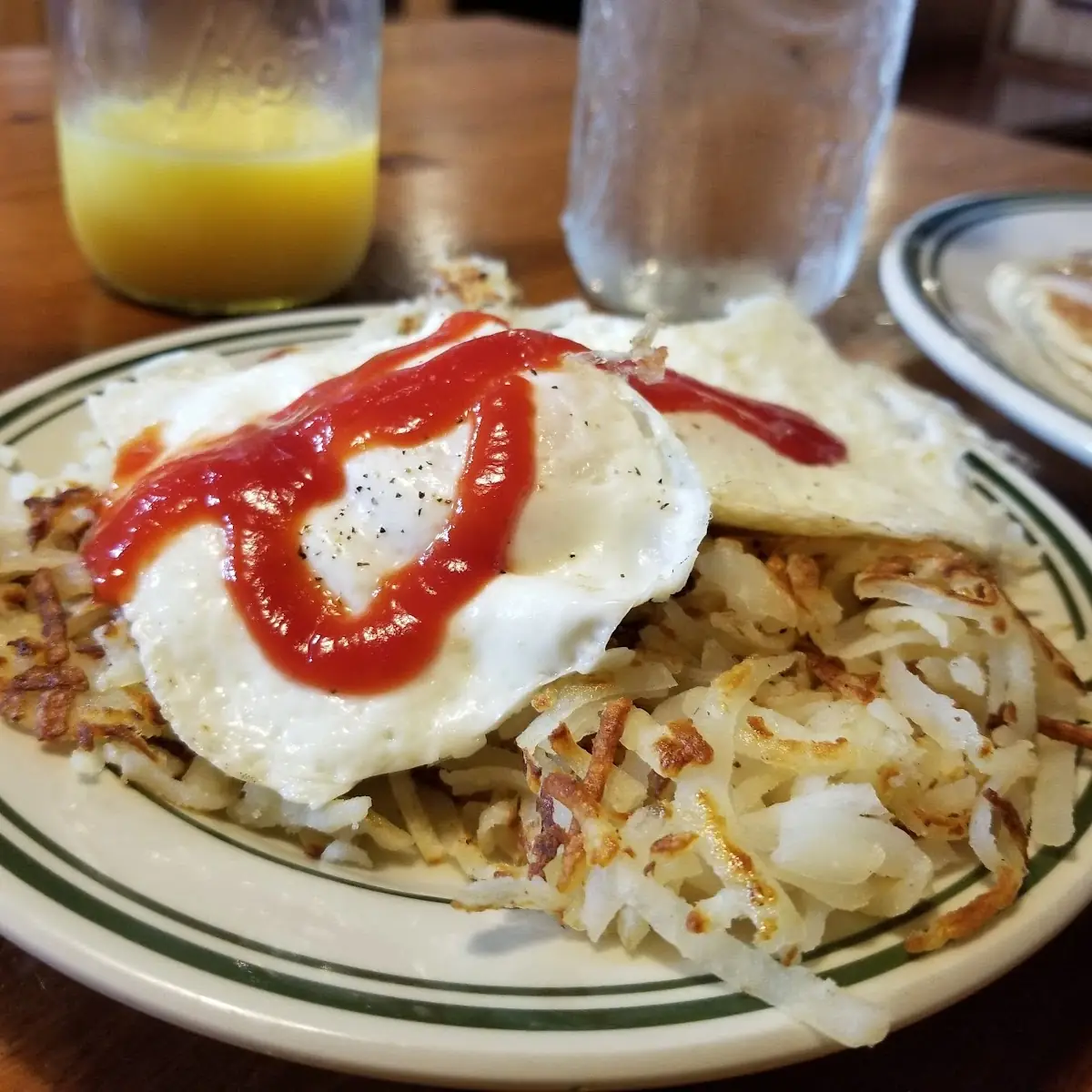 Hash Brown and Eggs