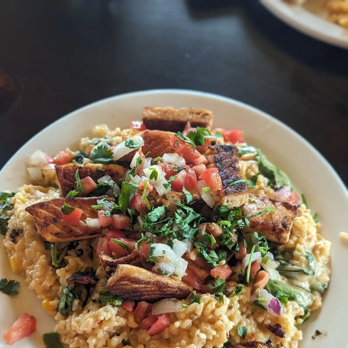 Chipotle Salmon Risotto