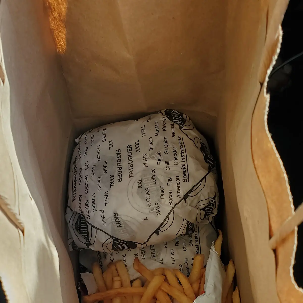 Burger and Fries