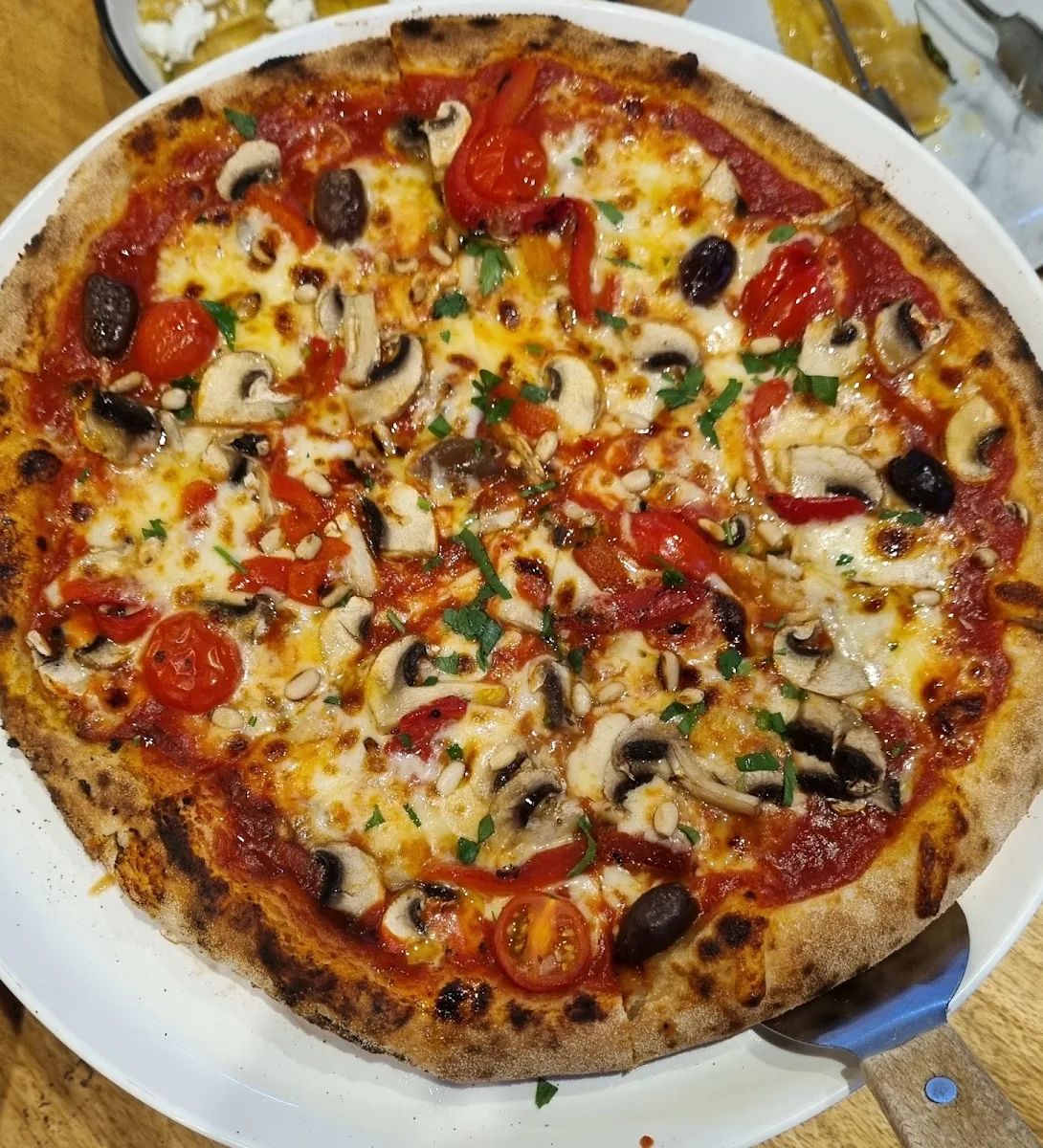 Vegetarian Pizza, The Sawmill