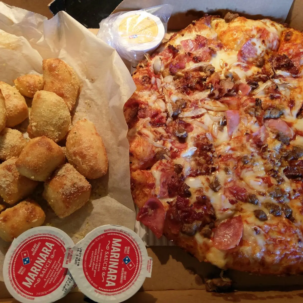 Parmesan Bites and Pan Pizza