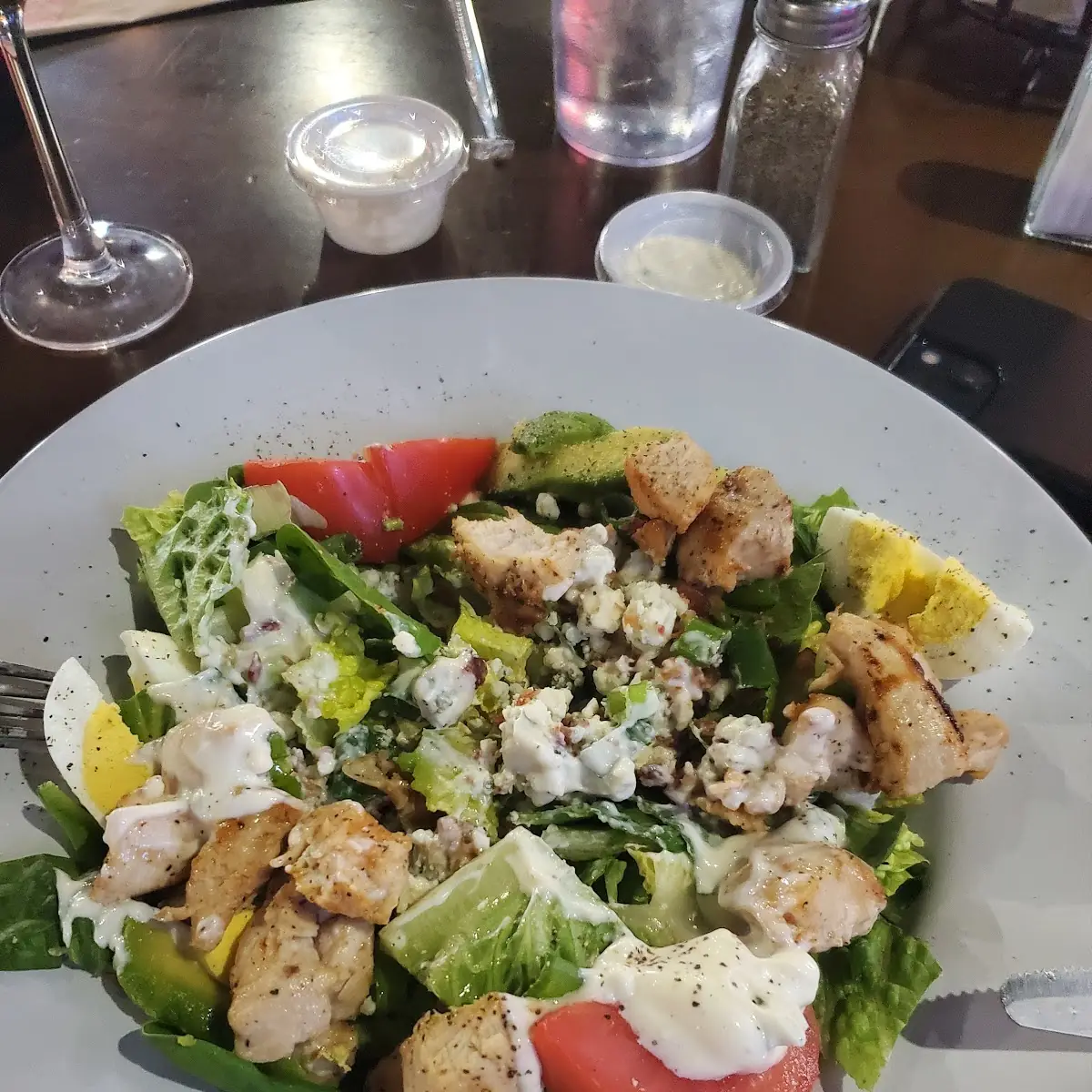 Chicken Salad with Blue Cheese Dressing