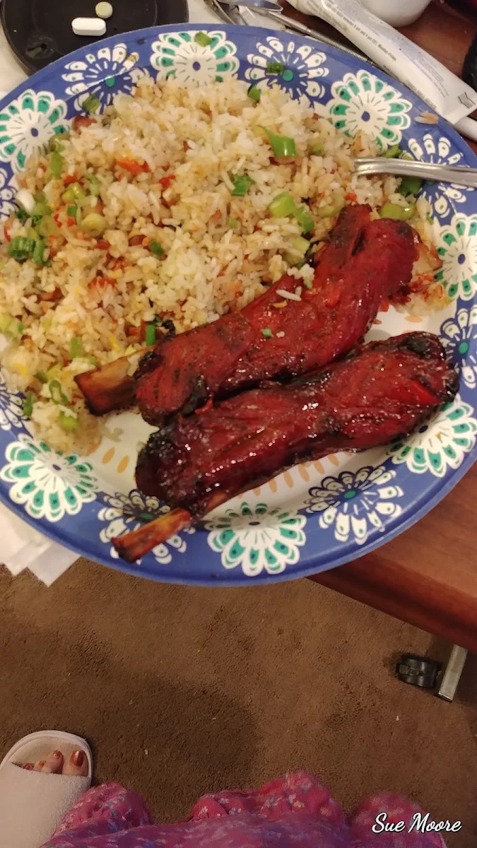 BBQ Ribs and Fried Rice