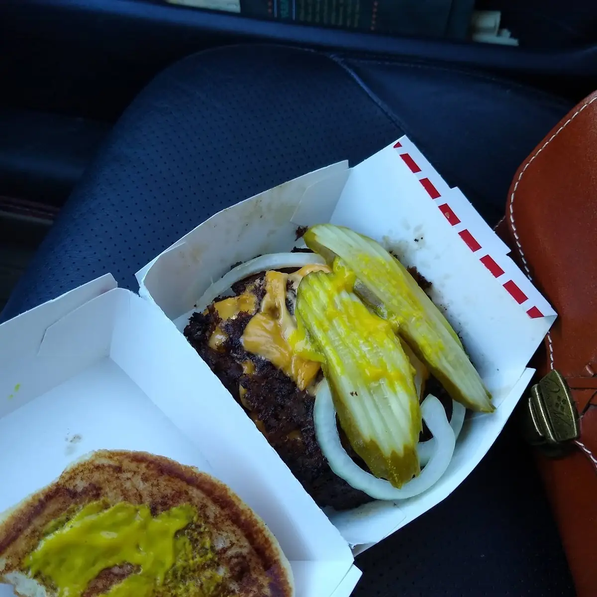 Double Steak Cheese Burger with Pickles