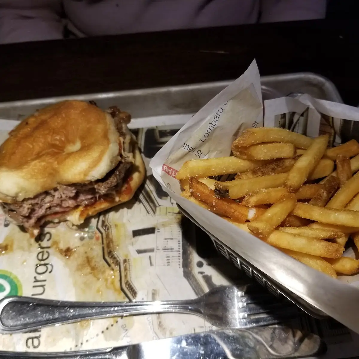Mushroom & Swiss Burger