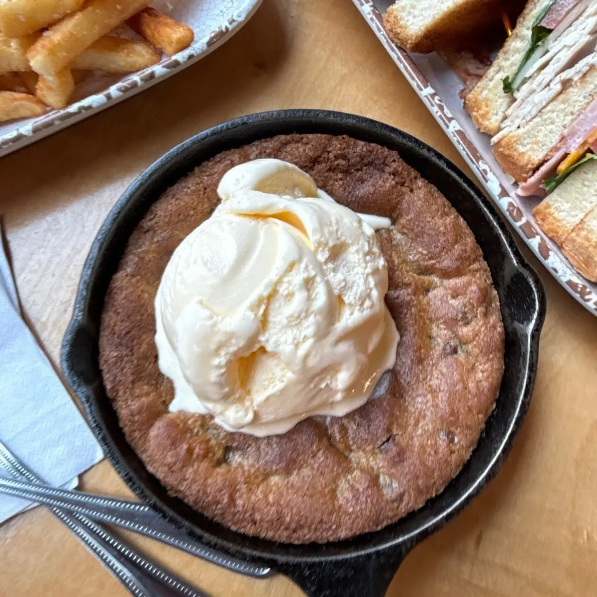 Deep Dish Cookie a La Mode