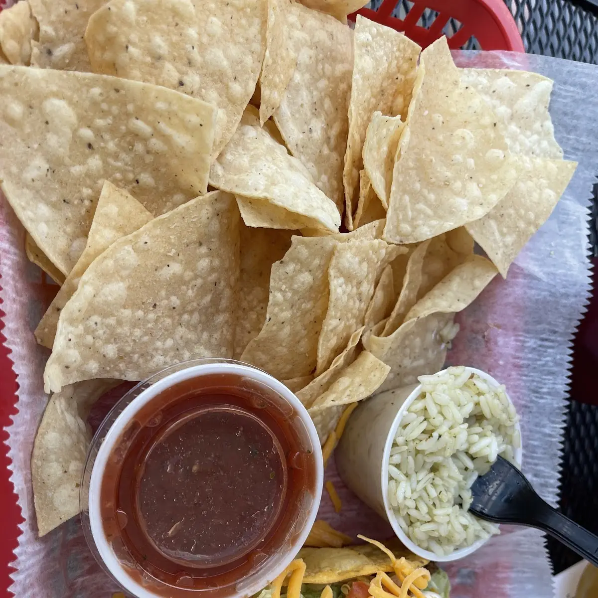 Crispy Tortilla Chips and Fresh Salsa