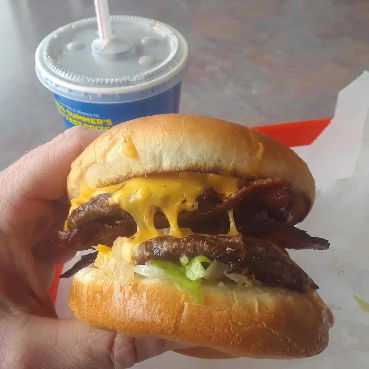 D Lish Double Cheeseburger