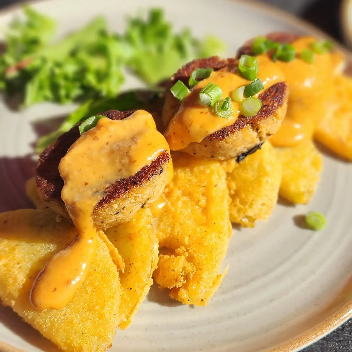 Crab Cakes & Fried Green Tomatoes