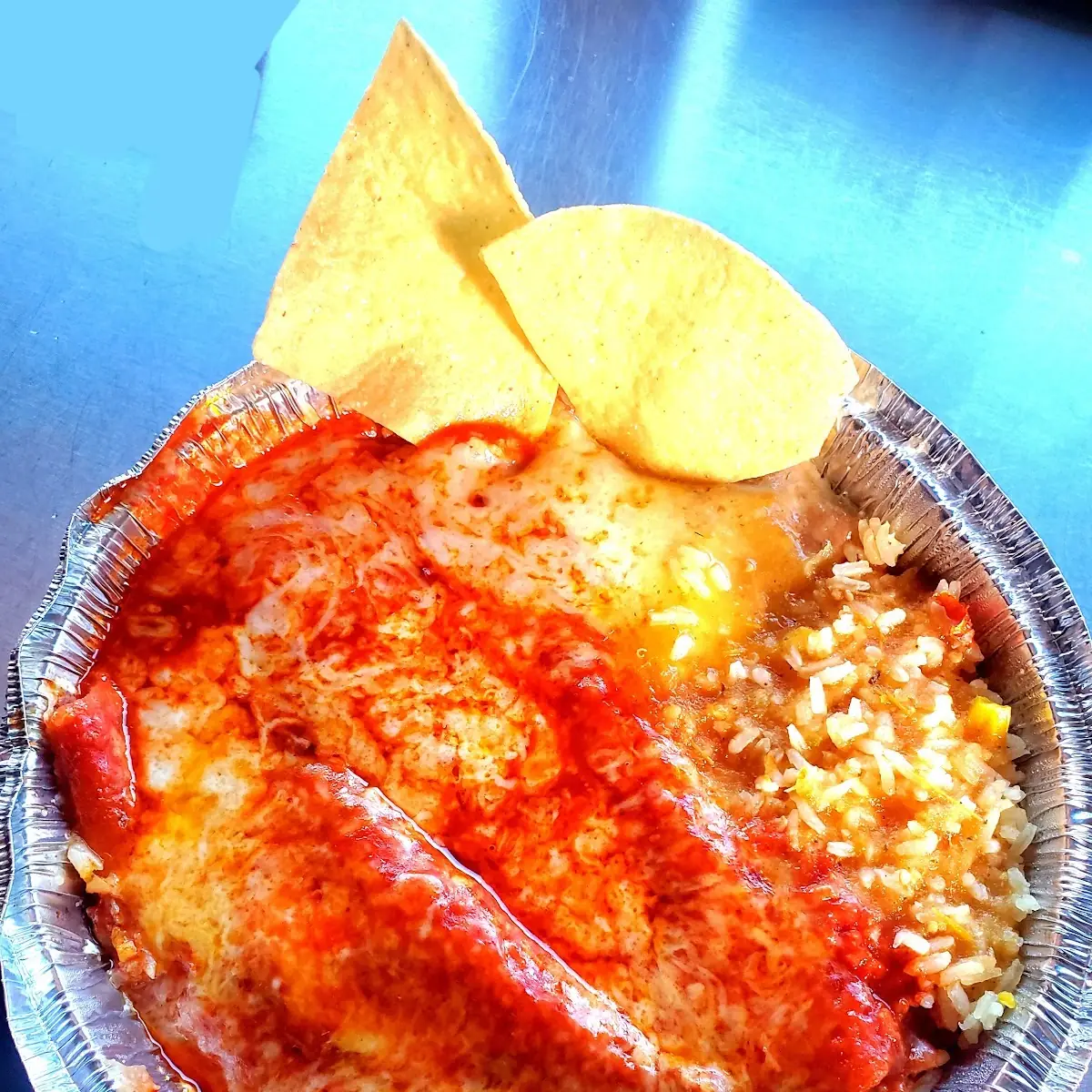 Two Cheese Enchiladas