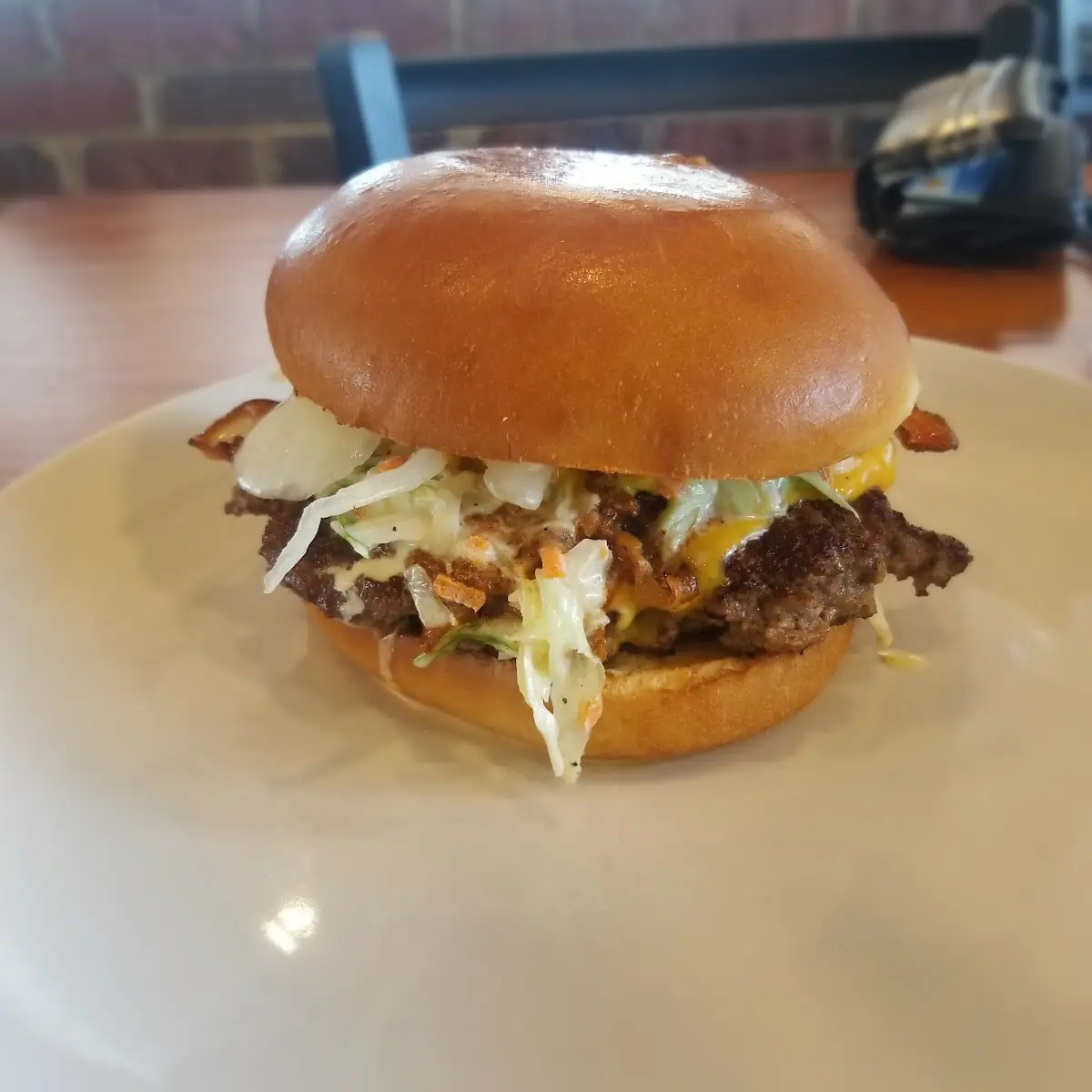 Bacon Cheese Burger Carolina Style