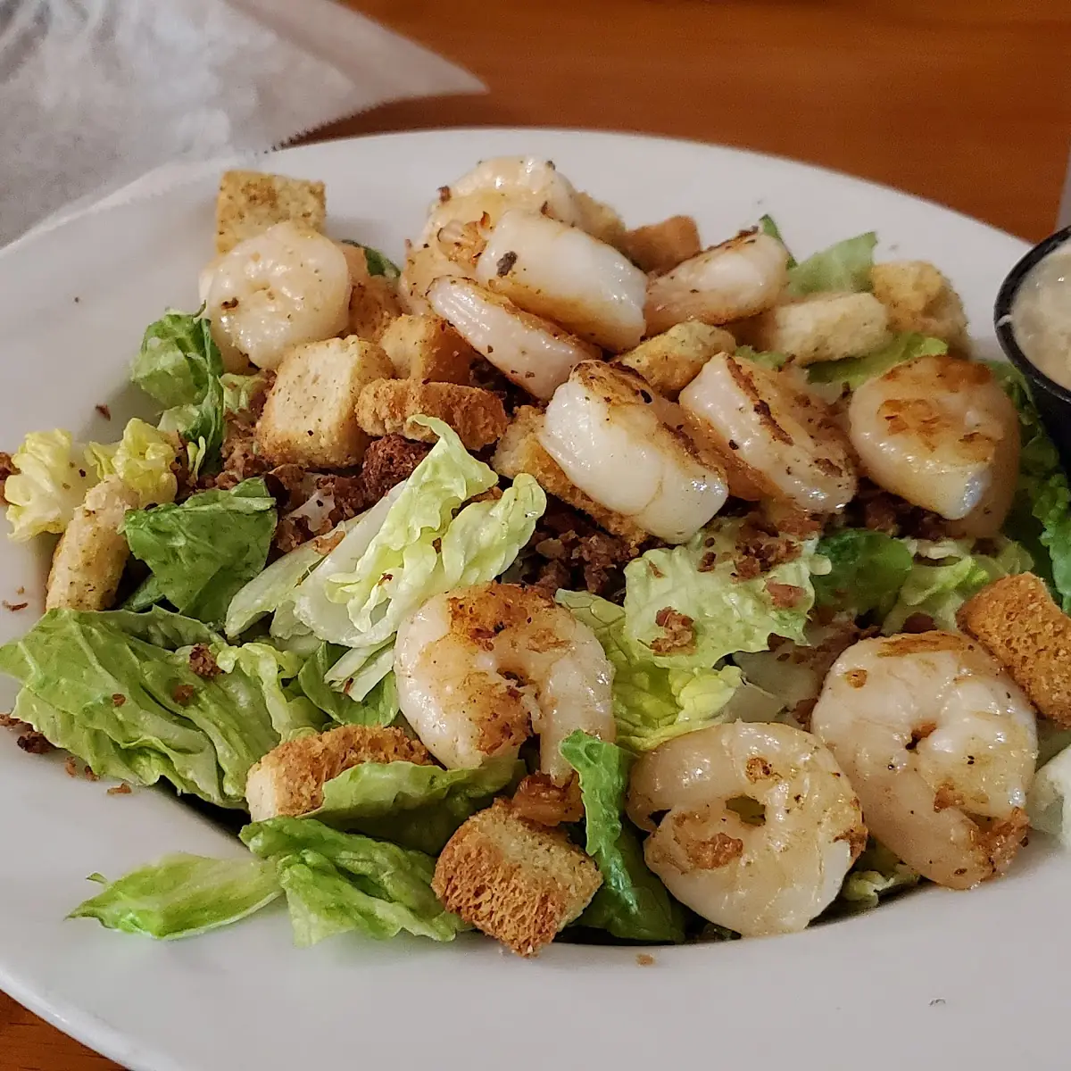 Cesar Salad w Grilled Shrimp
