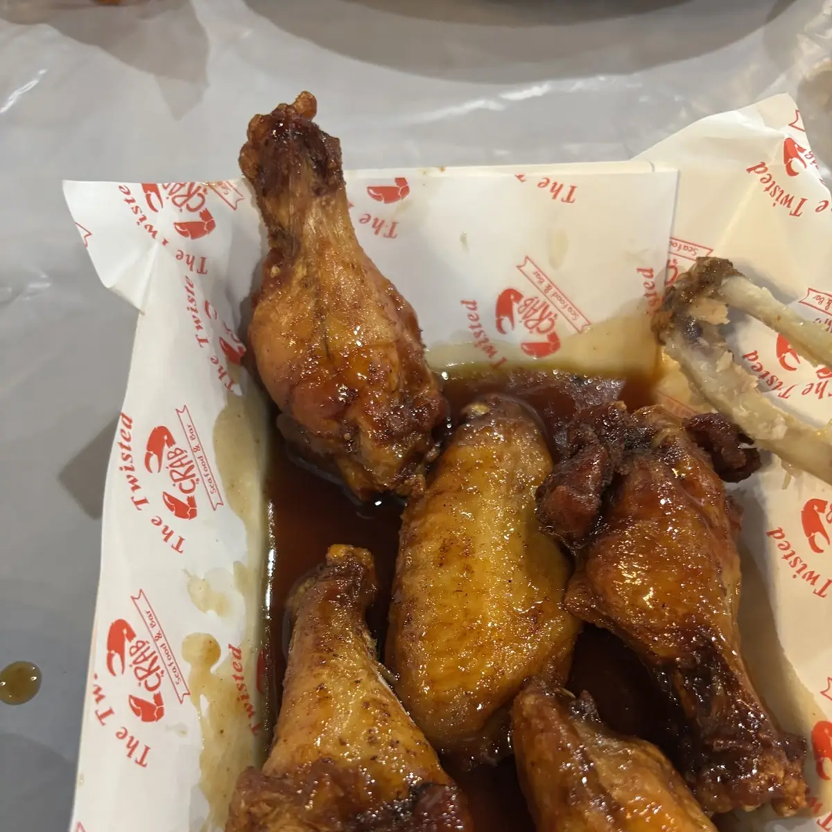 Spicy Honey Chicken Wings