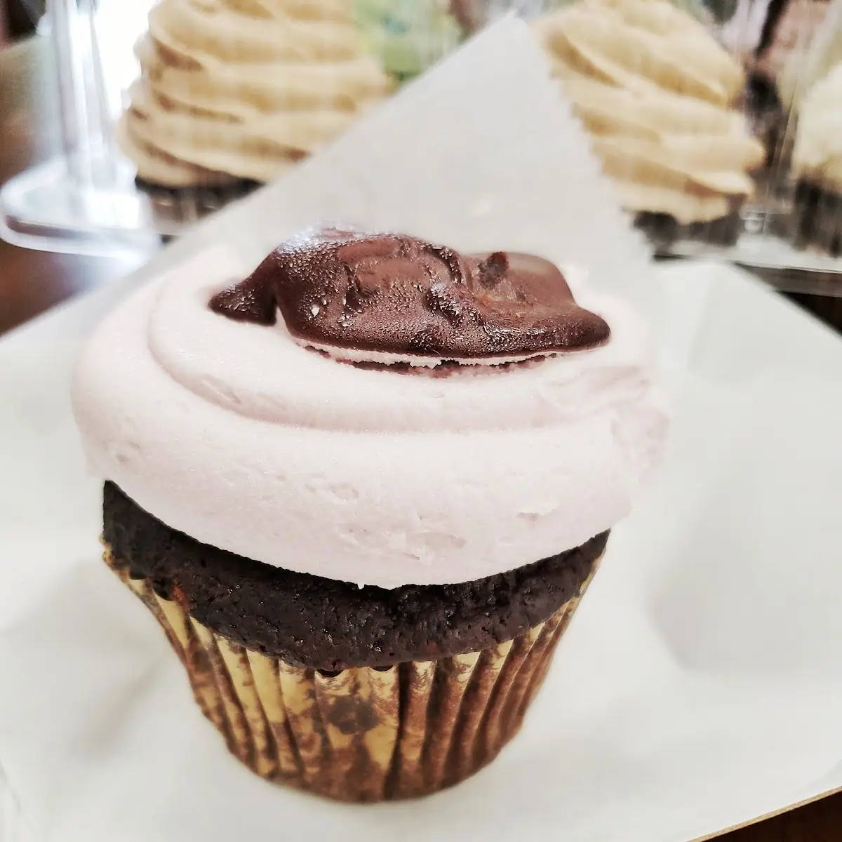 Chocolate Strawberry Cupcake
