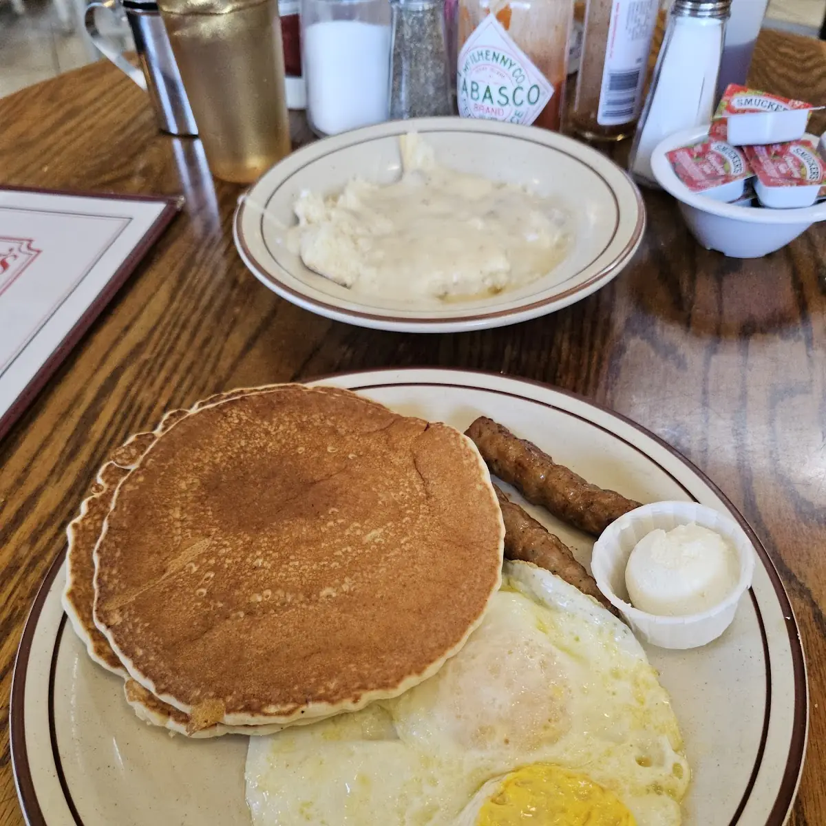 Pancakes and Scrambled Eggs