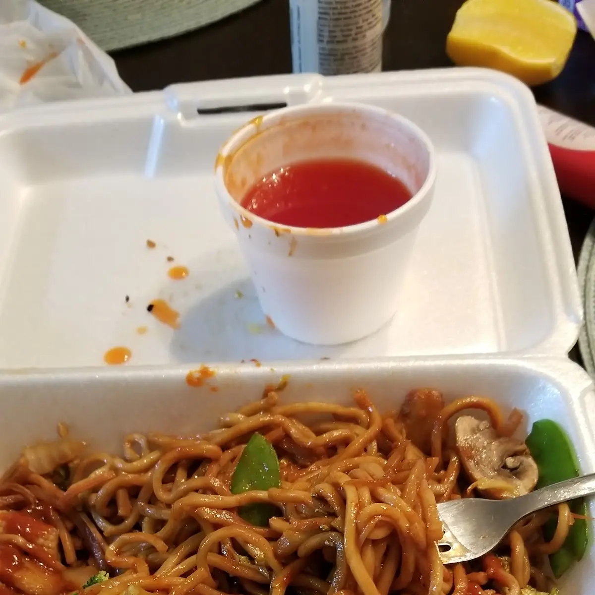 Chicken Lo Mein Combo Platter