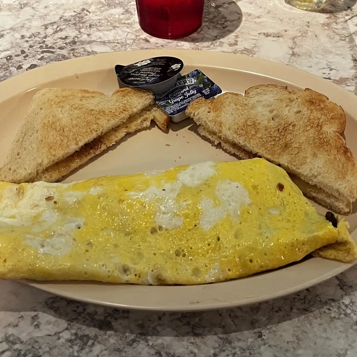 Mushroom & Spinach Omelette