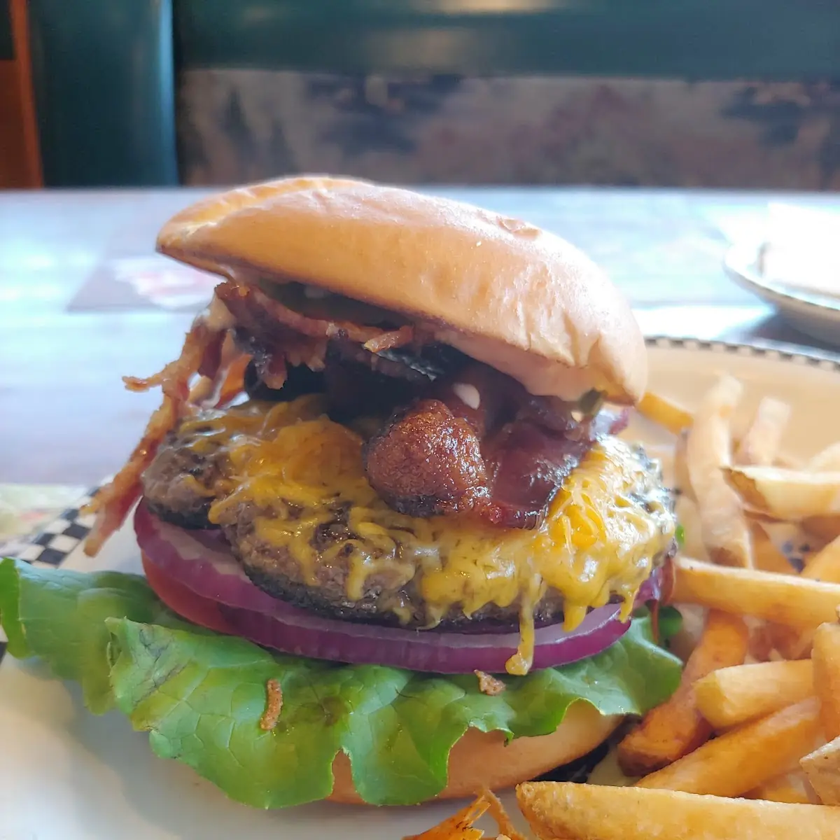 Cheddar and Bacon Burger