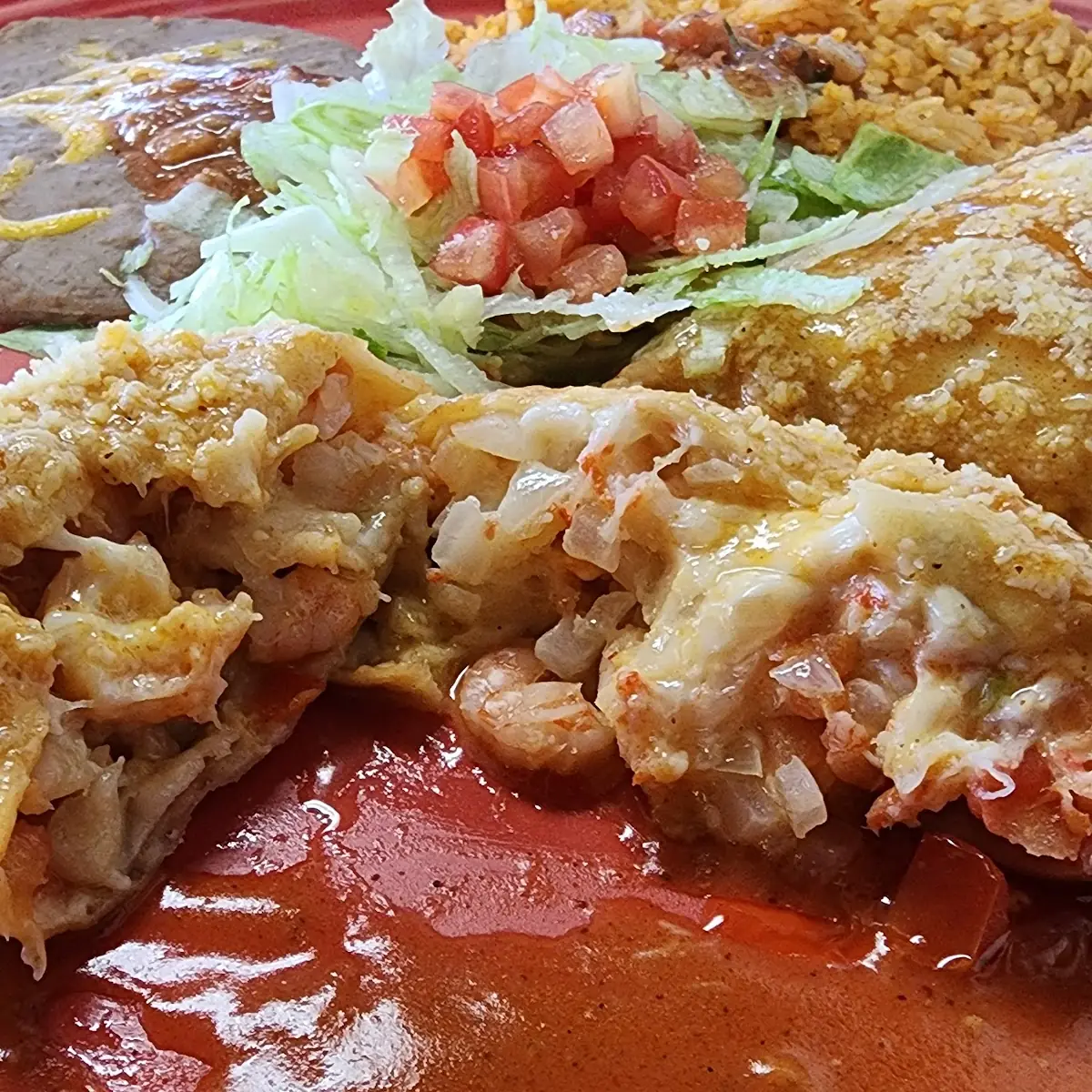 Seafood Chimichanga