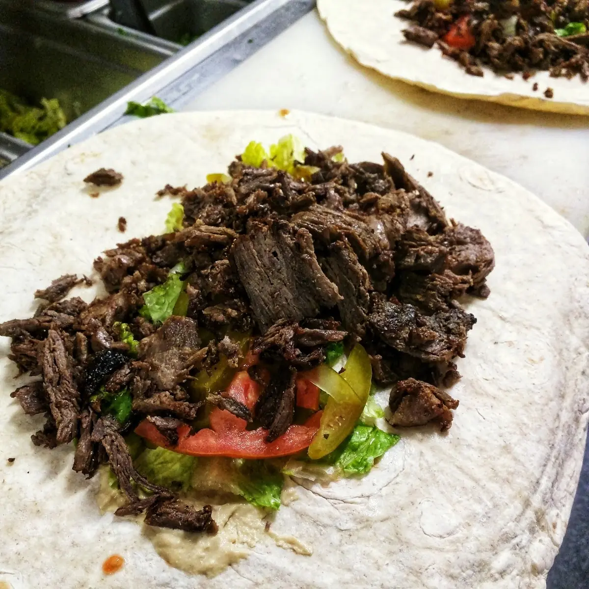 Beef Shawarma Wrap