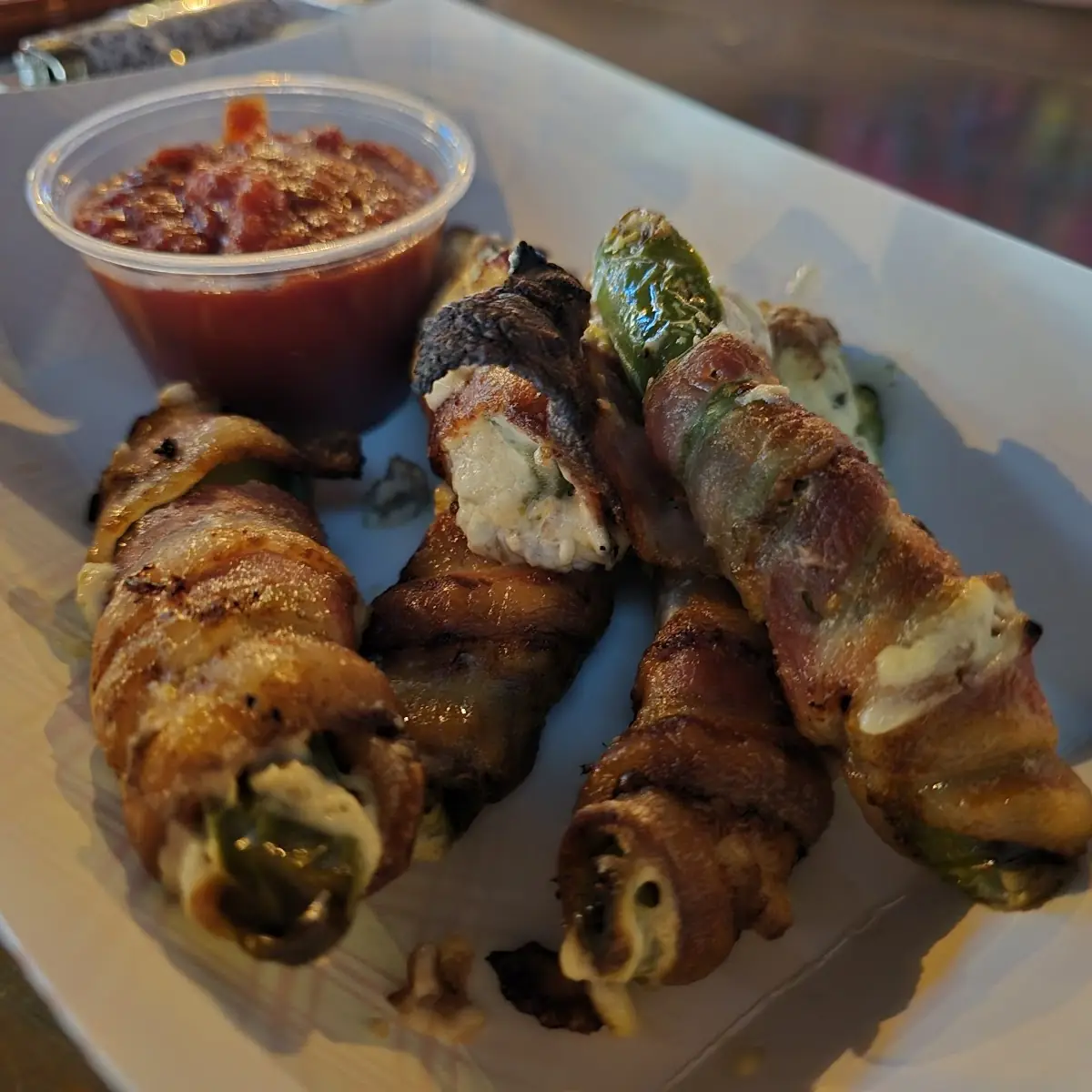 Bacon Wrapped Jalapeno Poppers