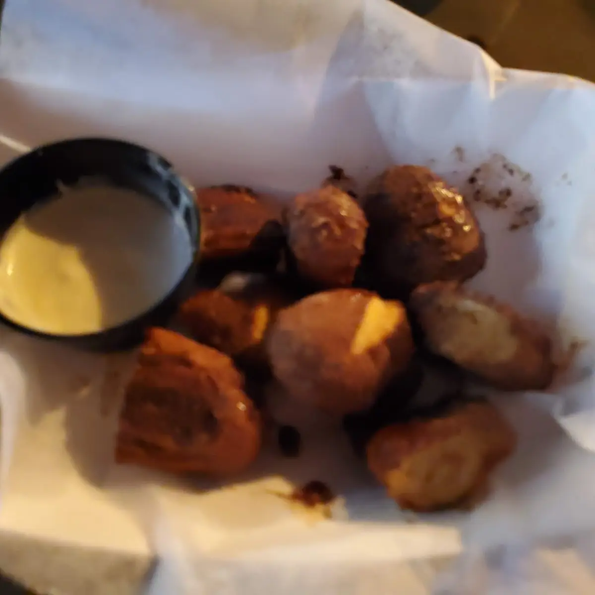 Cinnamon Pretzel Bites with Orange Sauce