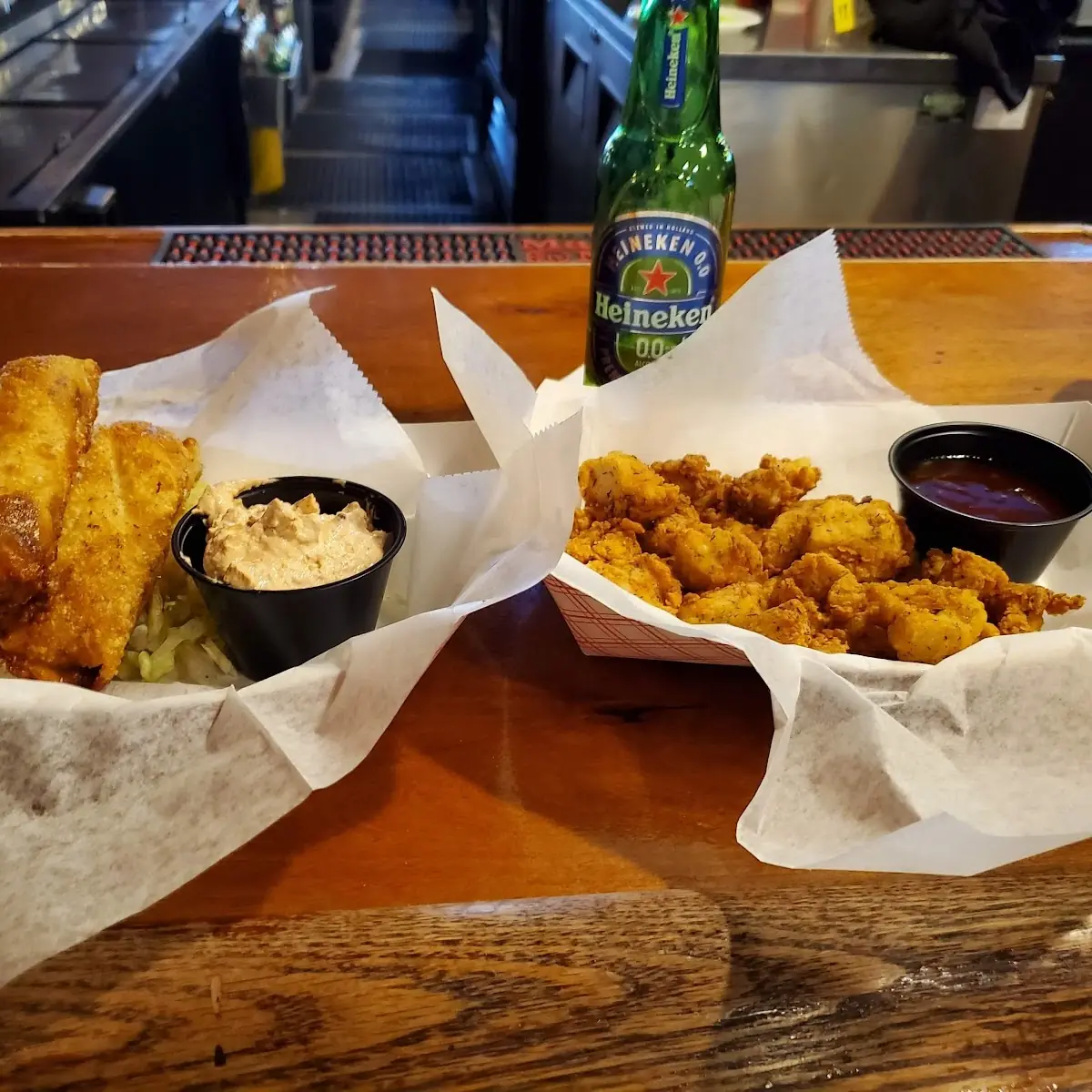 Egg Rolls and Popcorn Chicken