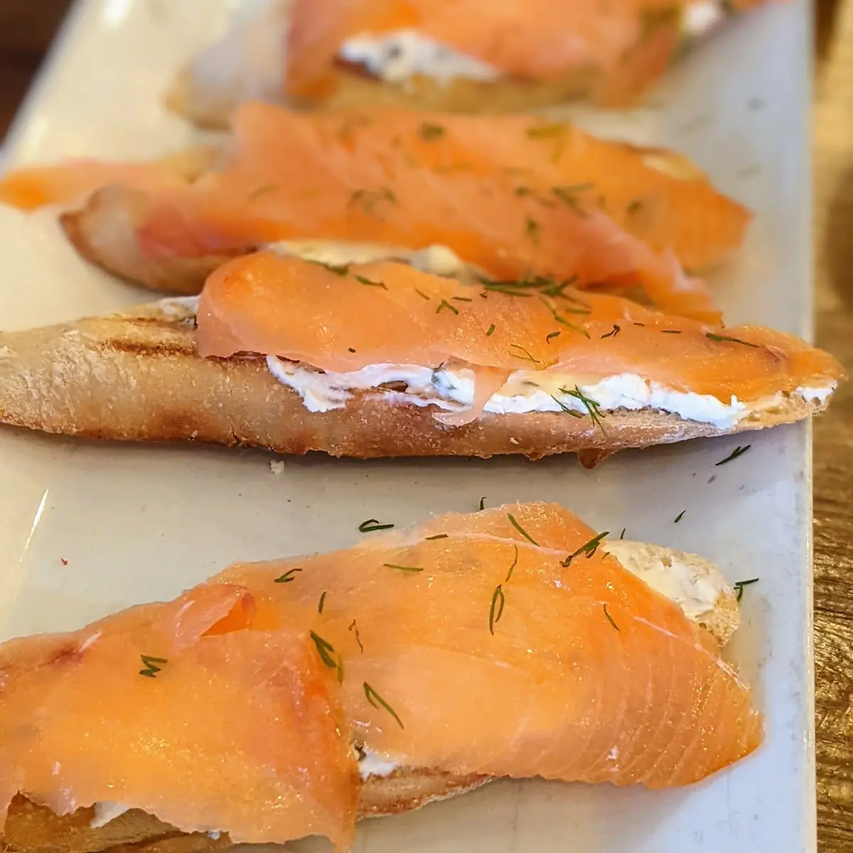 Smoked Salmon Crostini