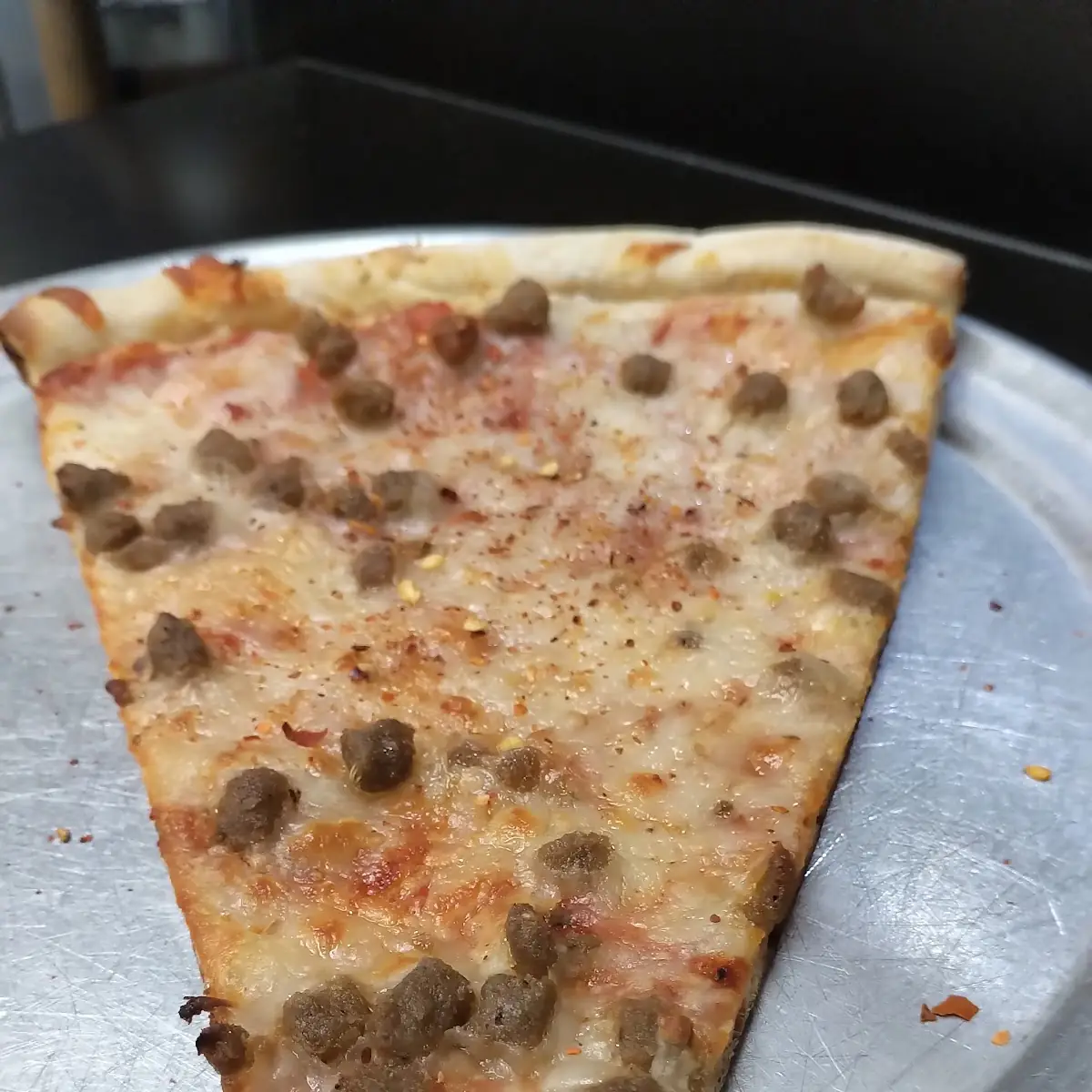 Sausage Pizza Slice