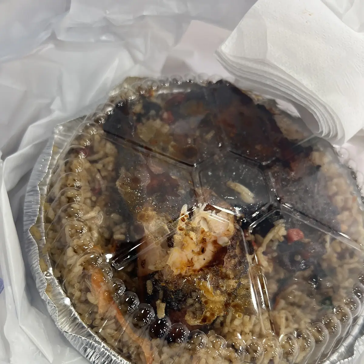 Fried Rice with Jerk BBQ Chicken