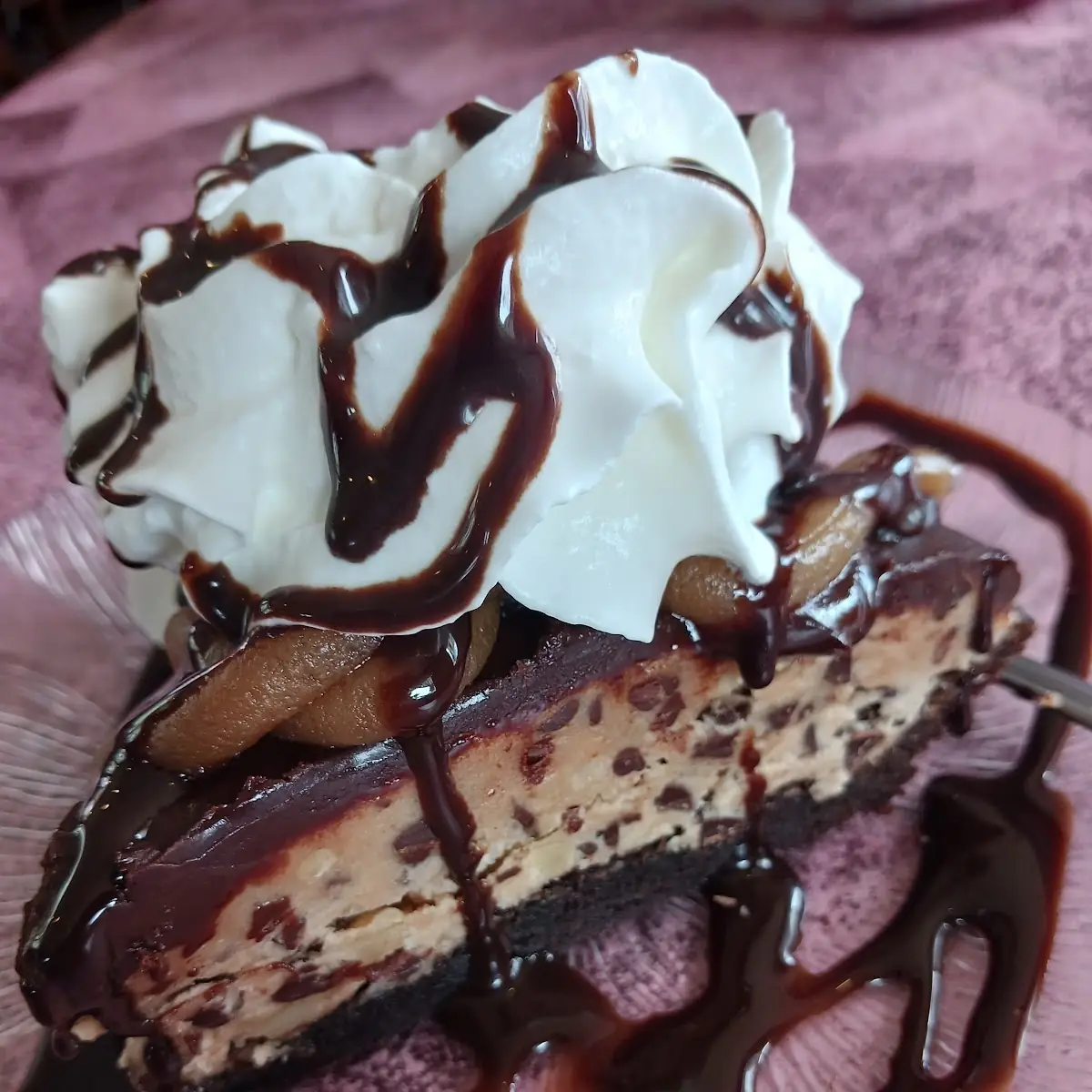 Chocolate Chip Cookie Dough Brownie with Peanut Butter