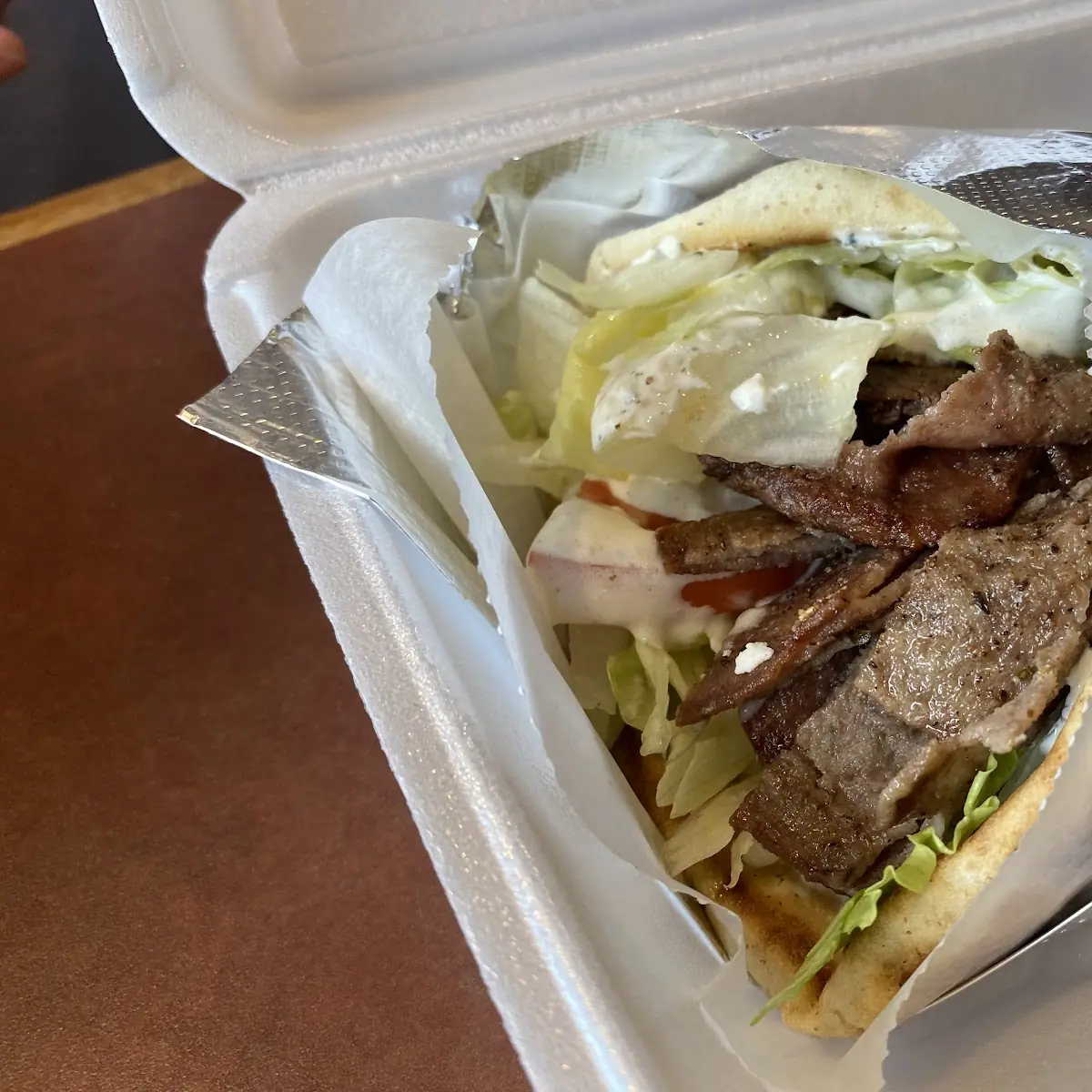 Lamb Kebab Wrap