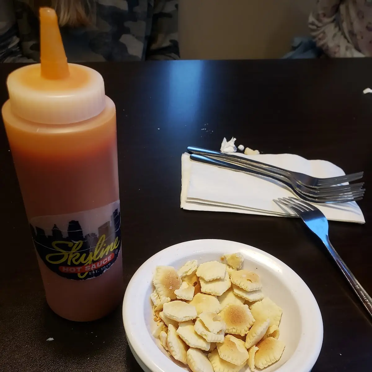 High Class Crackers and Hot Sauce