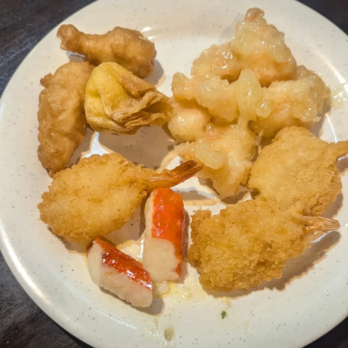 Crab Legs Fried Shrimp