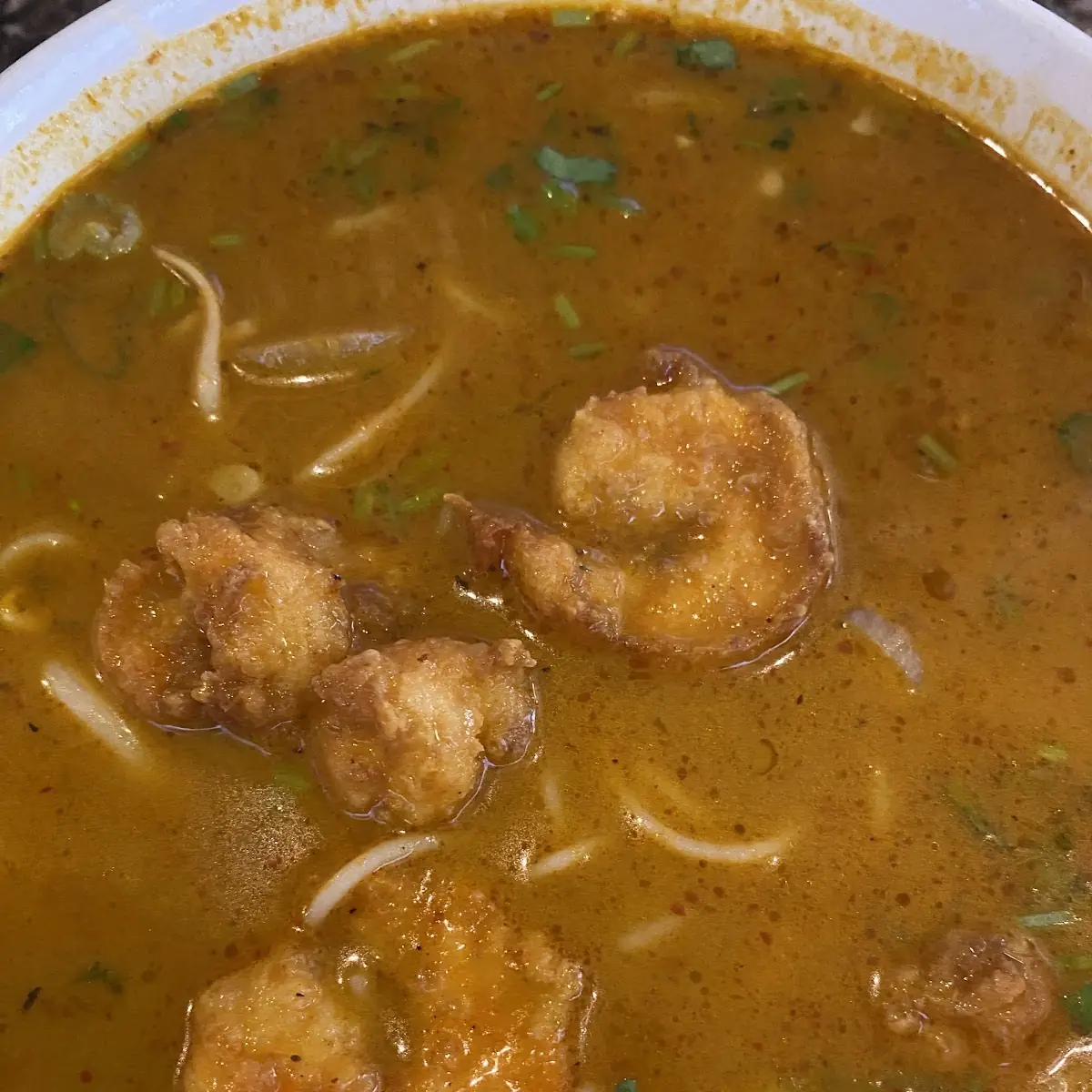 Shrimp Curry Noodle Soup
