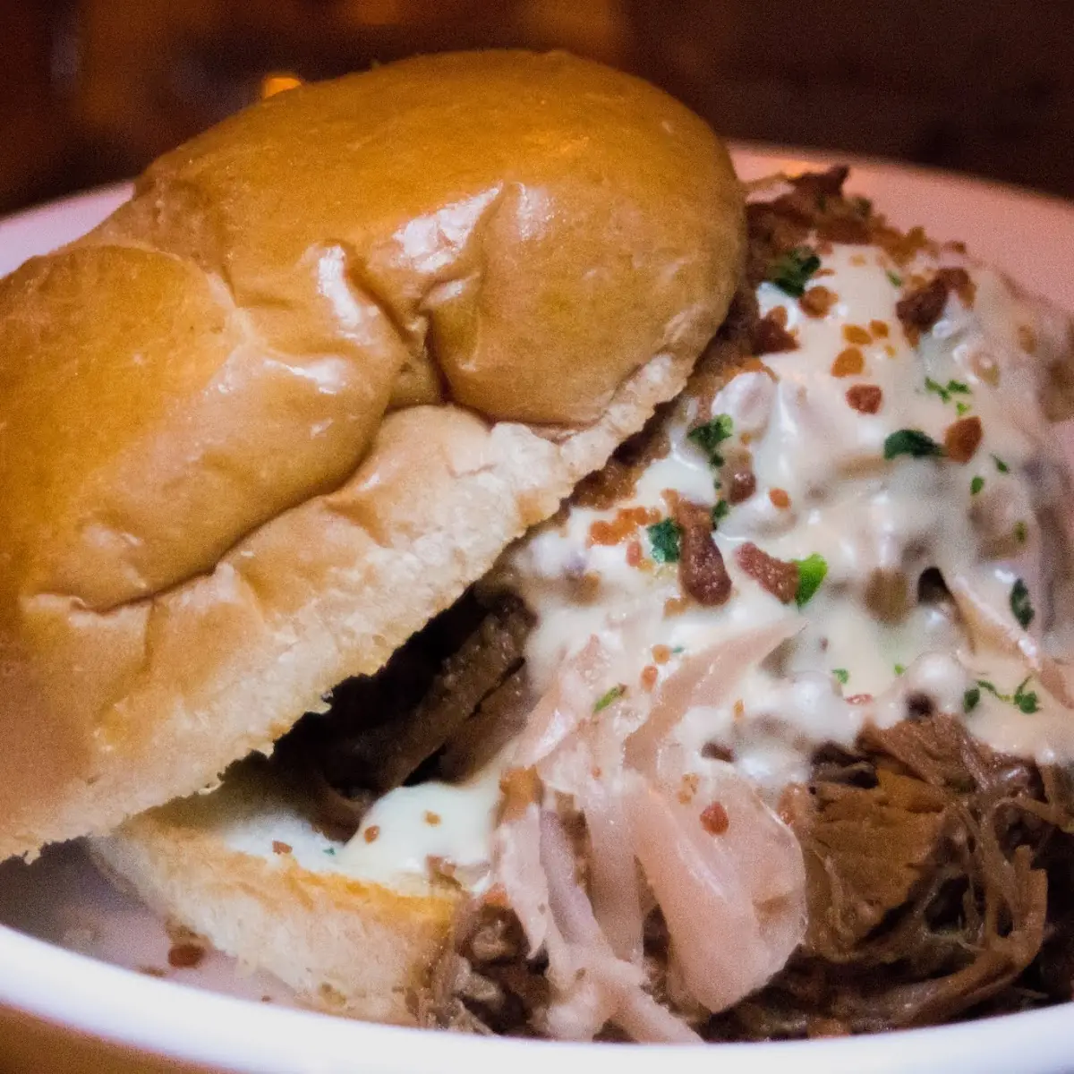 Beer Brisket Sandwich