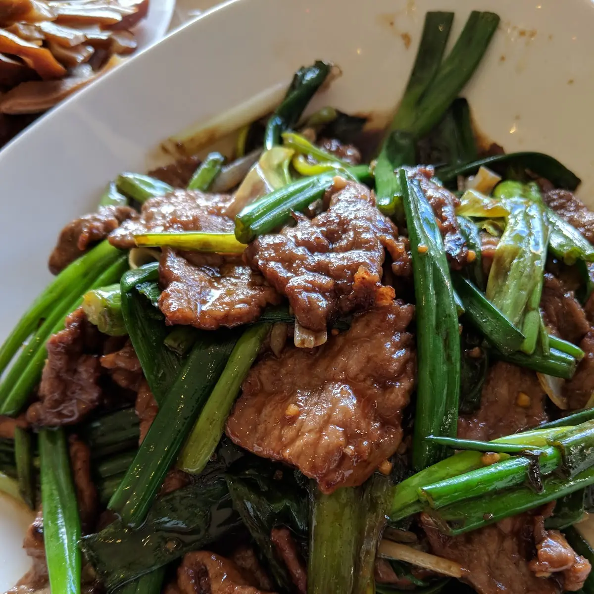 Beef & Scallion Stir-Fried