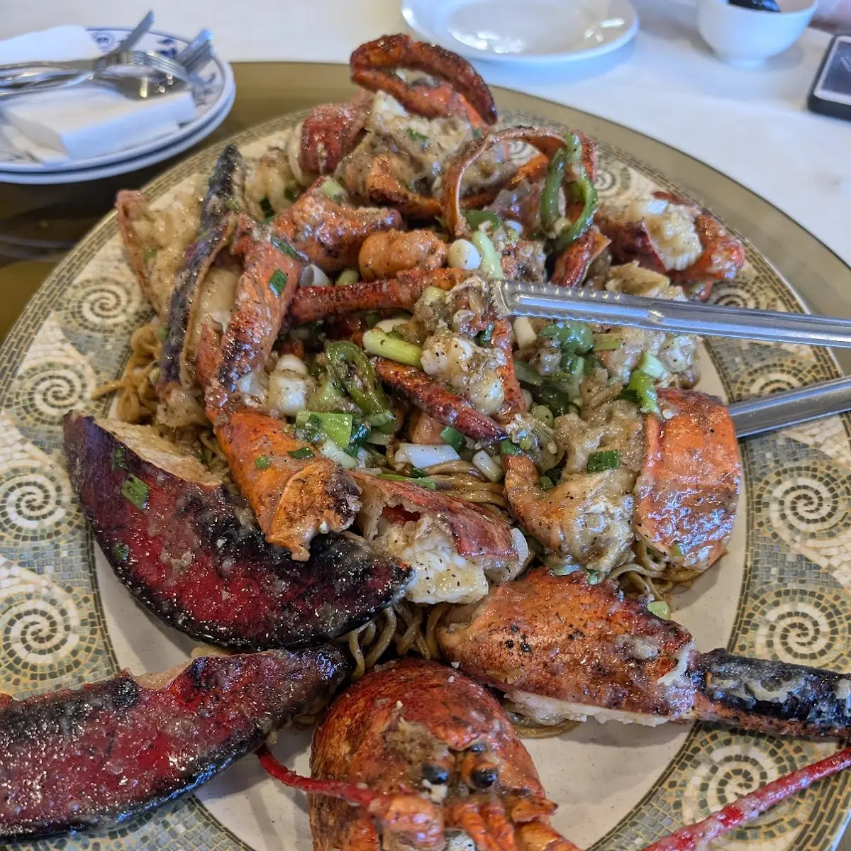 Lobster w Black Bean Sauce