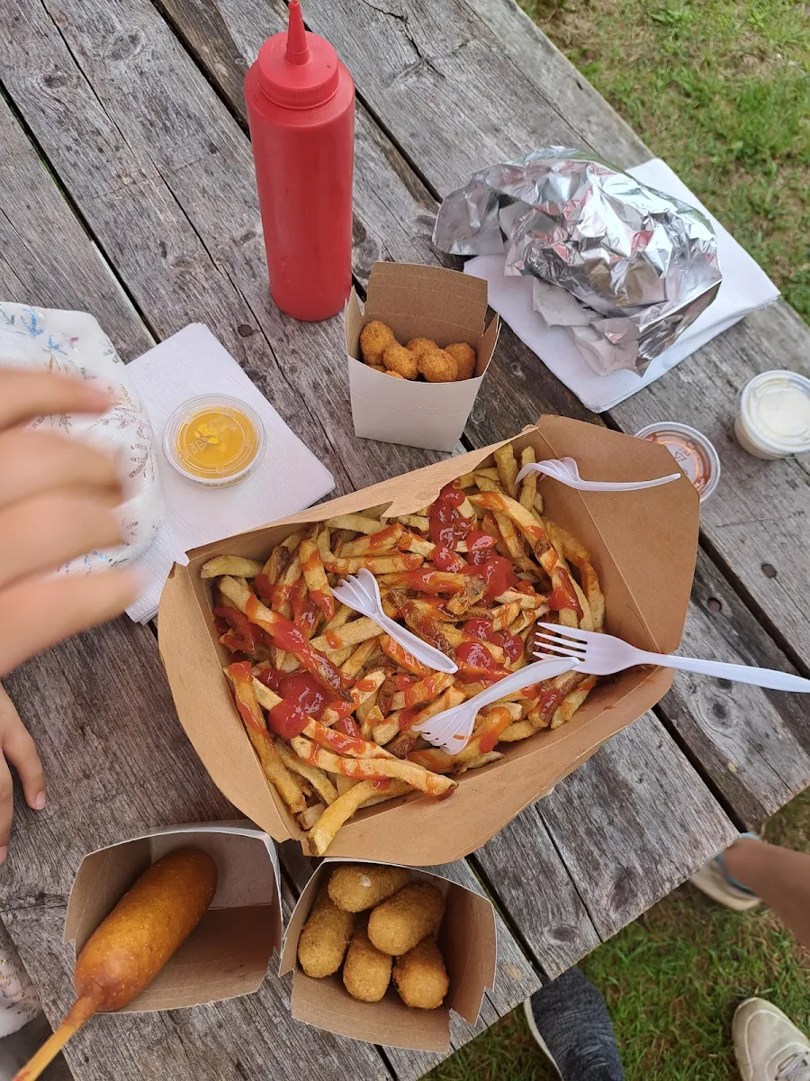 Popcorn Chicken Family Fries Pogo Stick and Mozzarella Sticks
