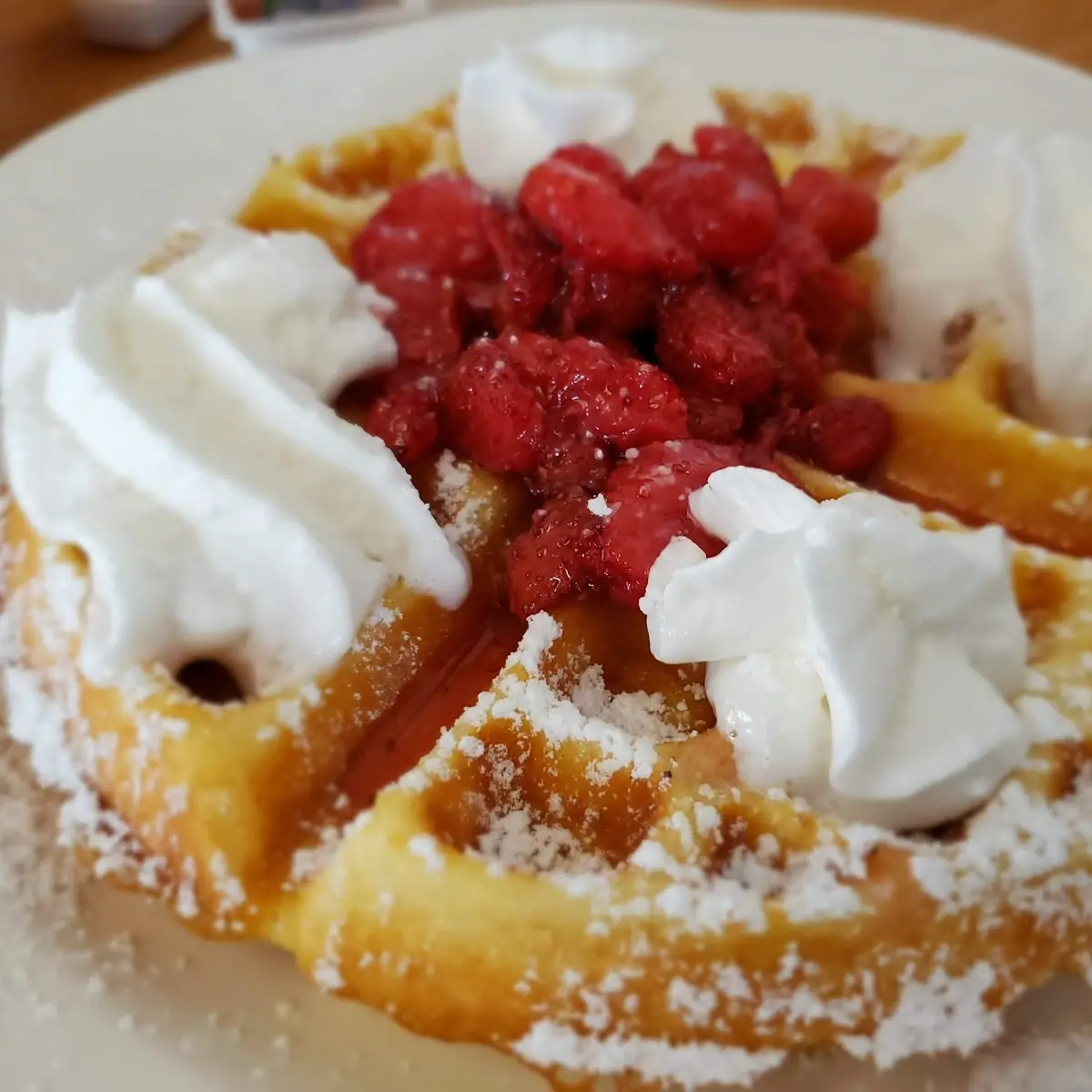 Strawberry Belgian Waffle