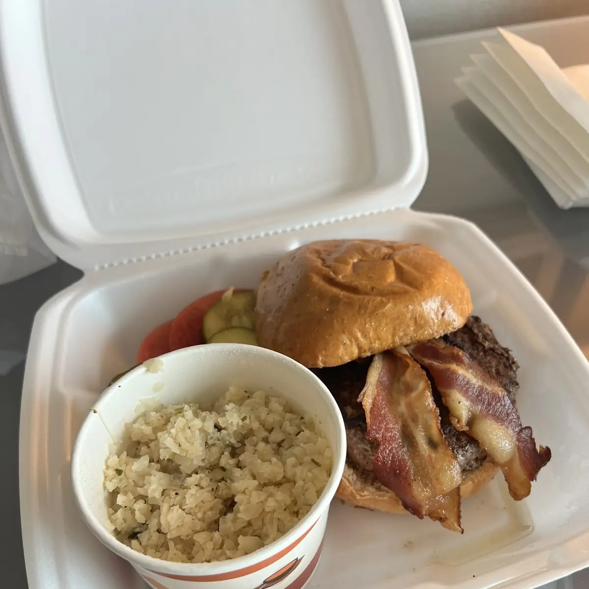 Bacon Cheddar Burger