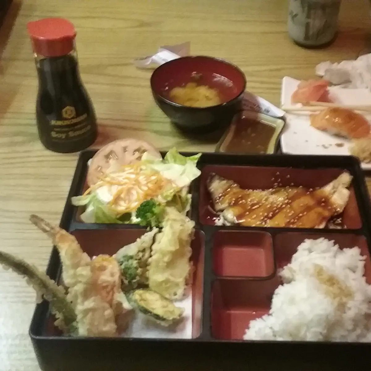 Salmon Teriyaki Bento Box
