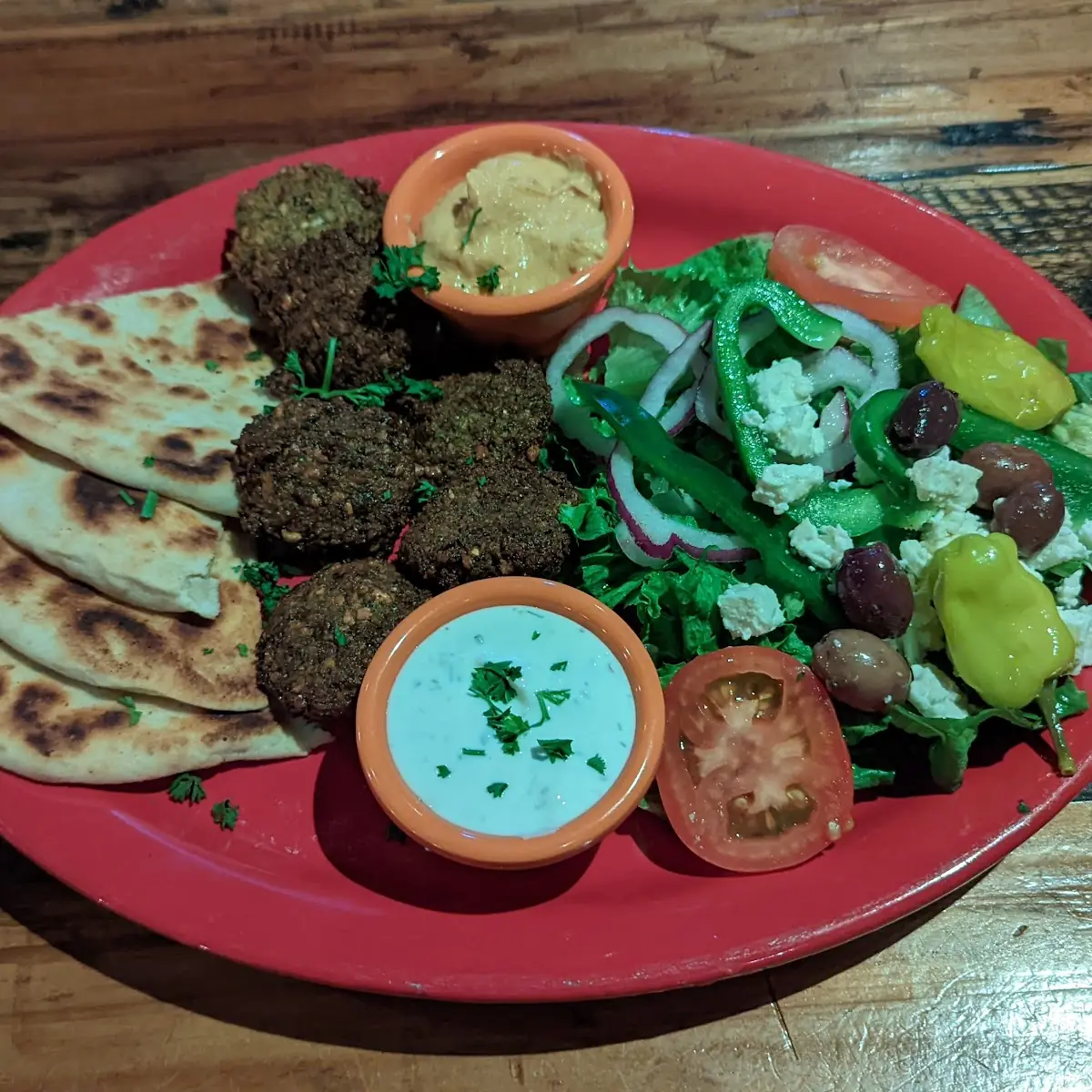 Hummus & Falafel Platter